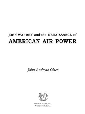 cover image of John Warden and the Renaissance of American Air Power